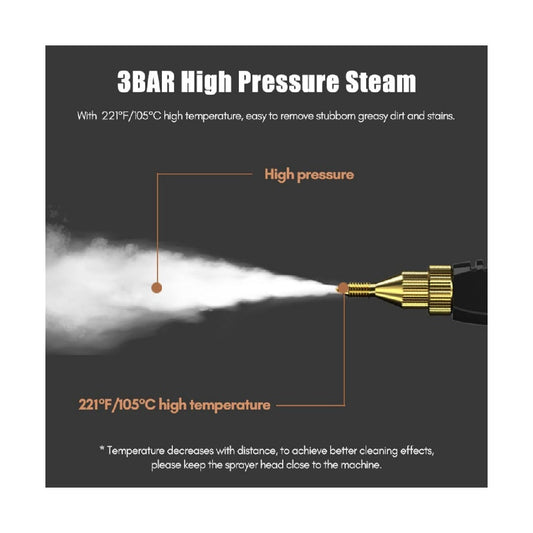 Car steam cleaner high temperature pressurized