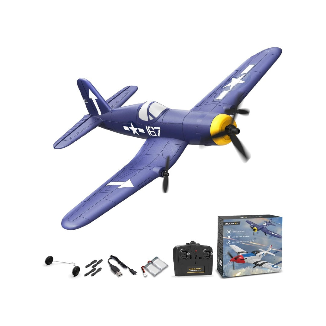 VolantexRC RC Remote Control Airplane 3-Channel Remote Control Fighter Toy