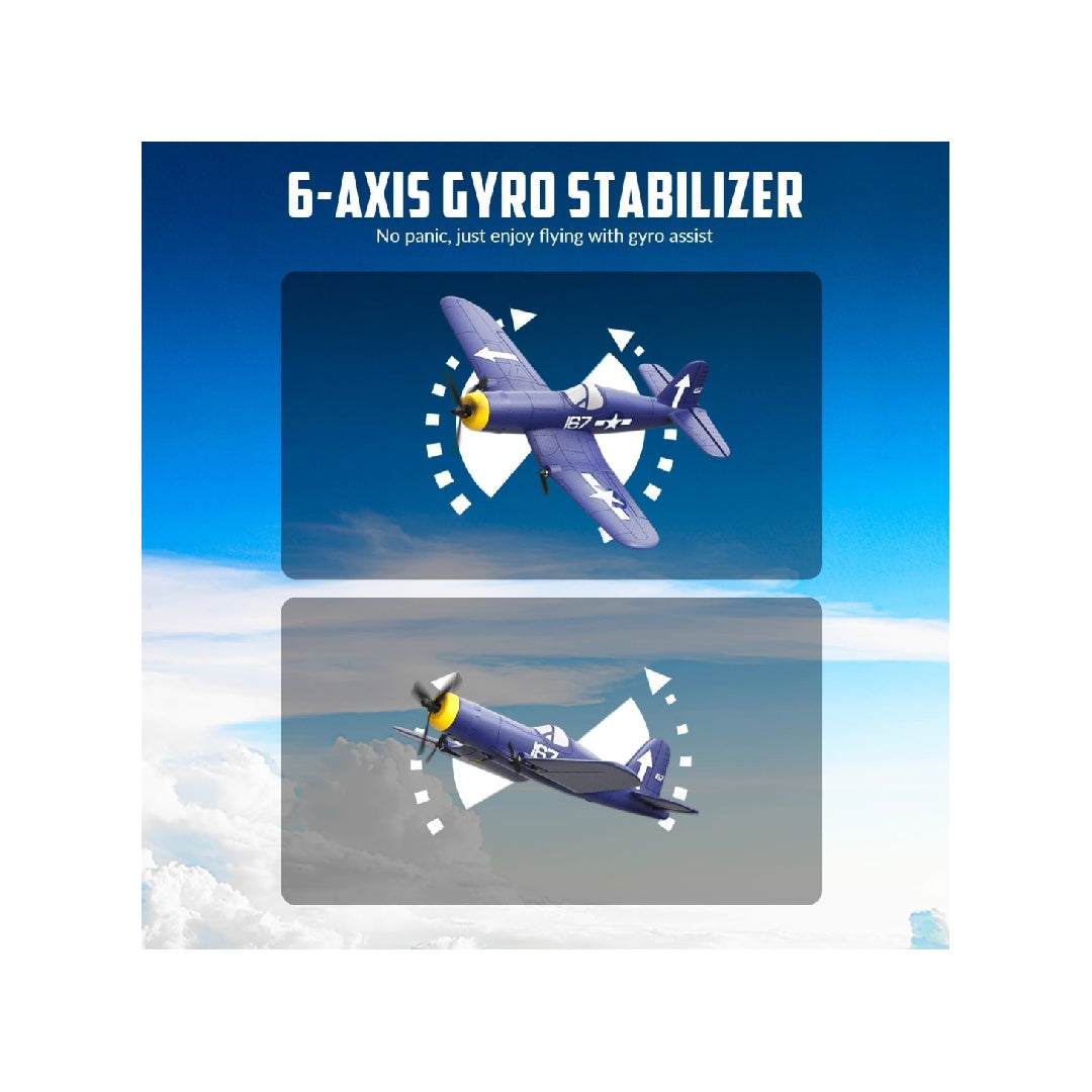 VolantexRC RC Remote Control Airplane 3-Channel Remote Control Fighter Toy