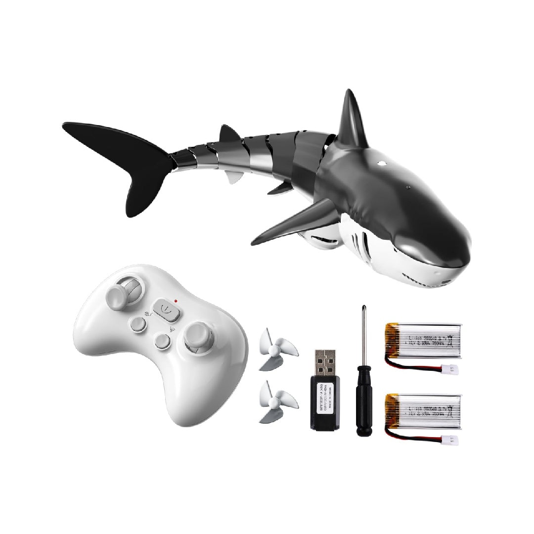 Bennol 2.4GHz Remote Control Shark Toy, 1:18 Scale High-Simulation Shark