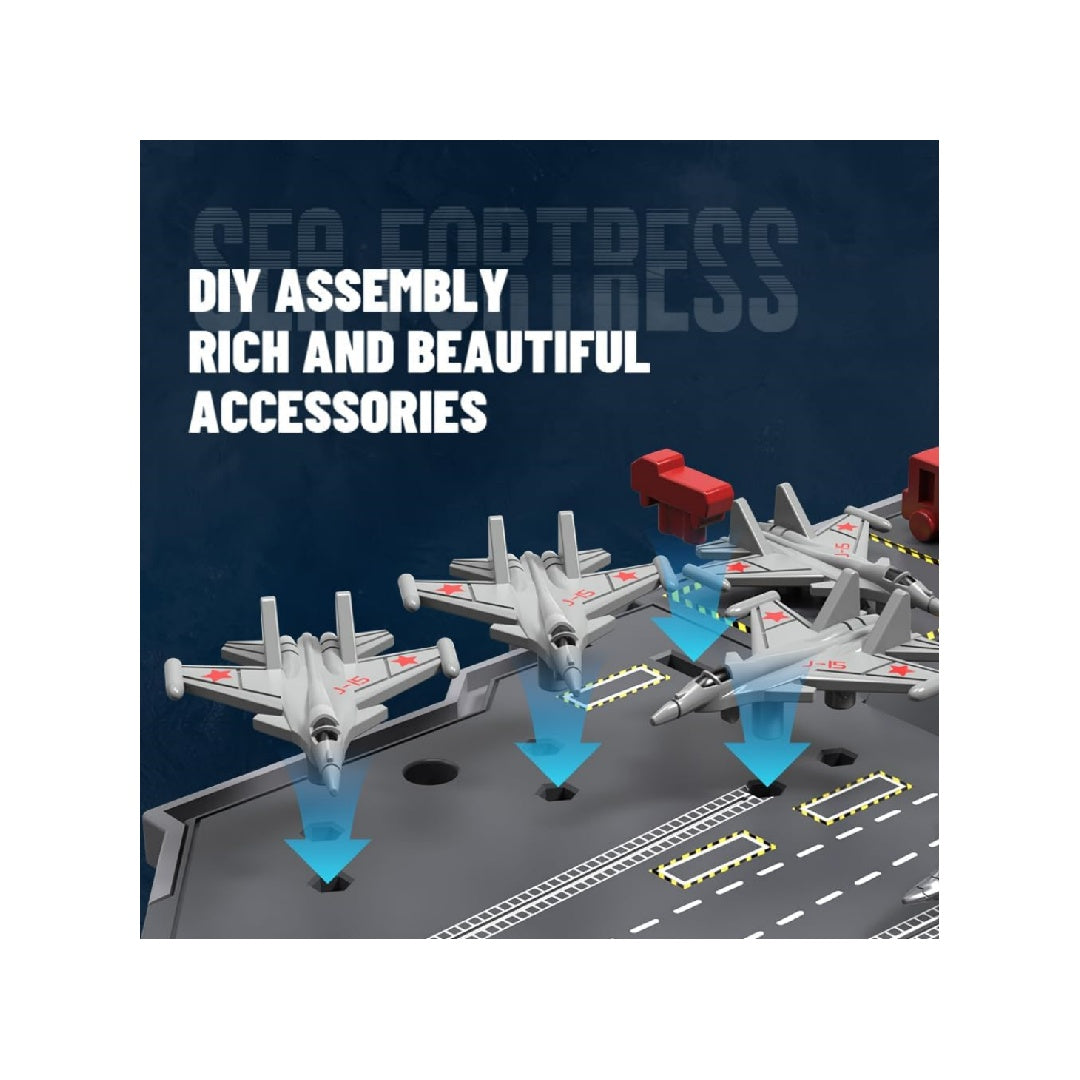 Remote-controlled boats suitable for children aged 8-12, 16-inch warship/aircraft carrier models