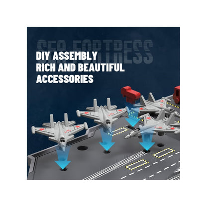 Remote-controlled boats suitable for children aged 8-12, 16-inch warship/aircraft carrier models