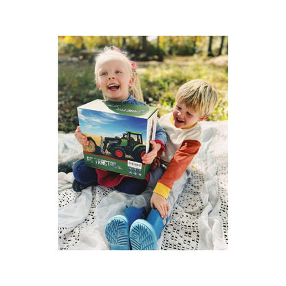 Remote control tractor toy, children's remote control tractor set