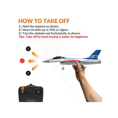 VolantexRC RC Remote Control Aircraft F-16 Combat Falcon