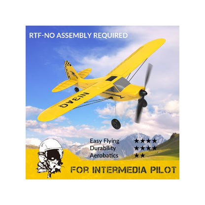 VOLANTEX RC RC Remote Control Aircraft Trainer, Sport Cub 3-Channel Remote Control Aircraft