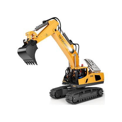 Remote-controlled excavator engineering toy, 2×1200mAh remote-controlled engineering vehicle