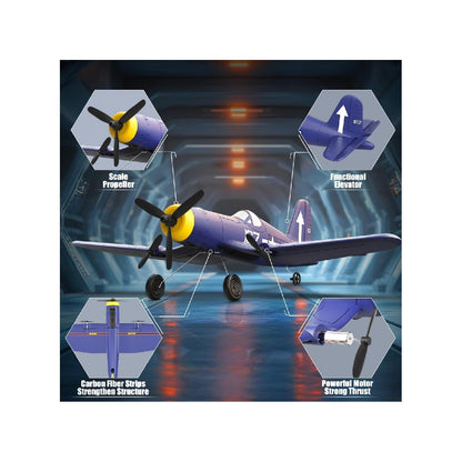 VolantexRC RC Remote Control Airplane 3-Channel Remote Control Fighter Toy