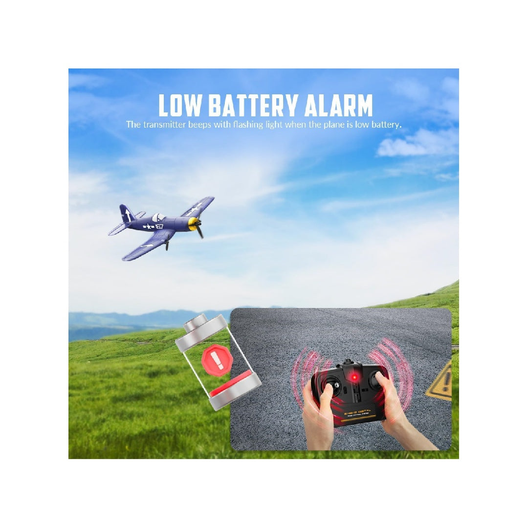 VolantexRC RC Remote Control Airplane 3-Channel Remote Control Fighter Toy