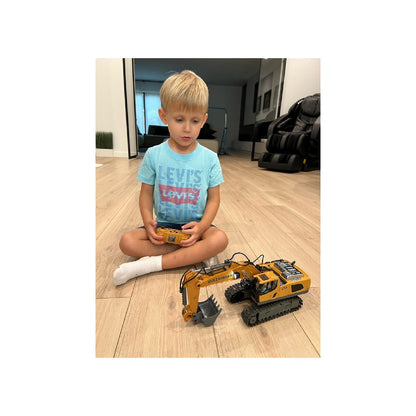 Remote-controlled excavator engineering toy, 2×1200mAh remote-controlled engineering vehicle